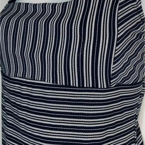 Nip Tuck Navy and white nautical striped Underwire One Piece Swimsuit Size 10 - Picture 15 of 15